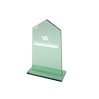 Glas-Trophäe OBELISK klein, 11,0 x 18,0 cm mit einseitiger Lasergravur