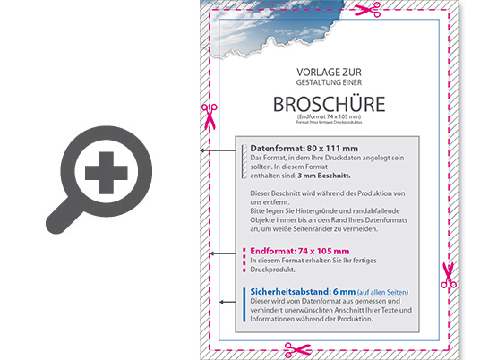 Product Bild brosch__re_mit_ring__sen__endformat_din_a7__80-seitig