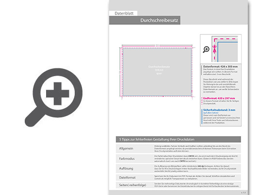 Product Bild durchschreibes__tze_din_a3_quer__2-fach__4_0-farbig