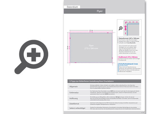 Product Bild flyer_27_3_cm_x_18_4_cm__einseitig_bedruckt