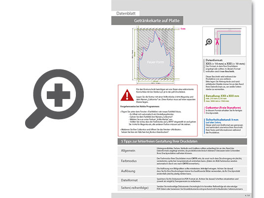 Product Bild getr__nkekarte_auf_platte_in_feuer-form_konturgefr__st___einseitig_4_0-farbig_bedruckt