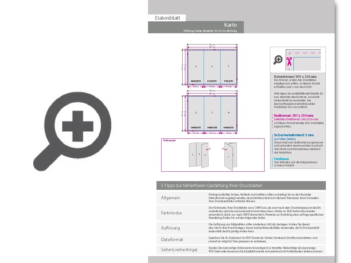 Product Bild einladungskarte__gefalzt_auf_din_lang__vertikaler_wickelfalz__6-seitig