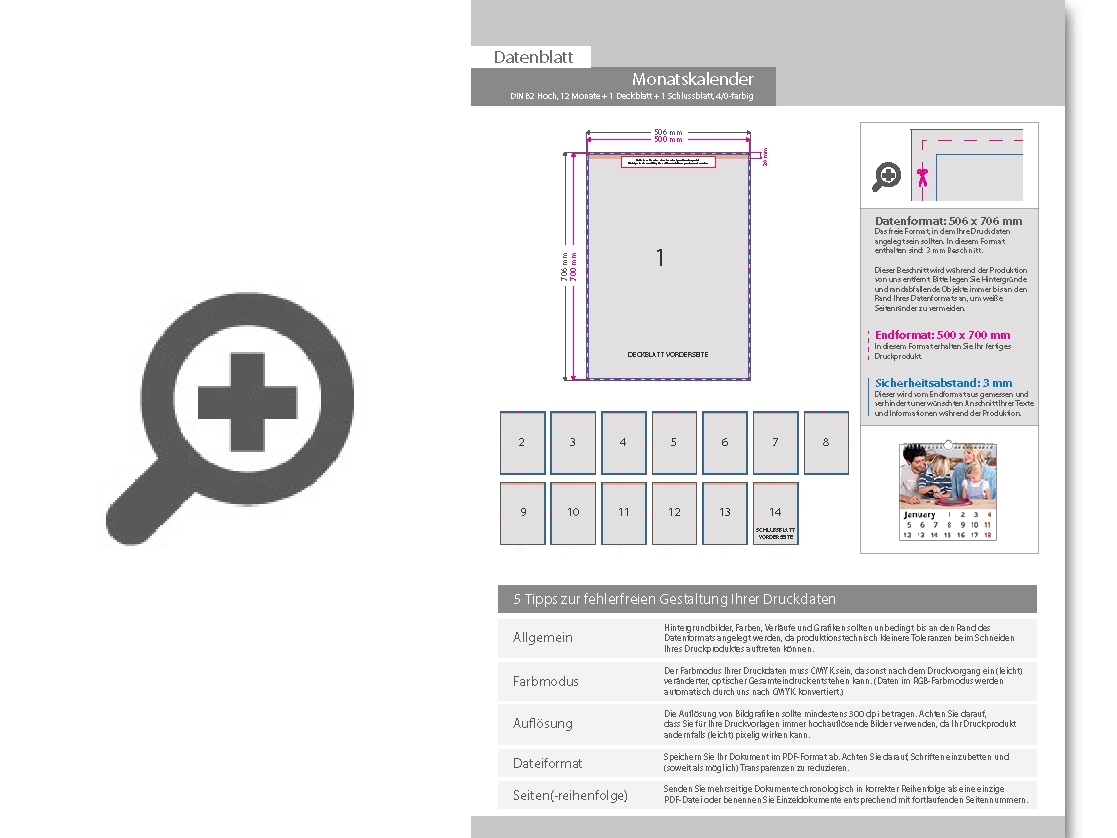 Product Bild monatskalender_14_blatt_(12_monate_+_1_deckblatt_+_1_schlussblatt)__einseitig_bedruckt_4_0_farbig__din_b2_hoch_(500_x_700_mm)